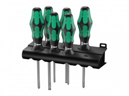 Wera 105656 Kraftform Screwdriver Set 6pc 4slt 2pz £27.99
